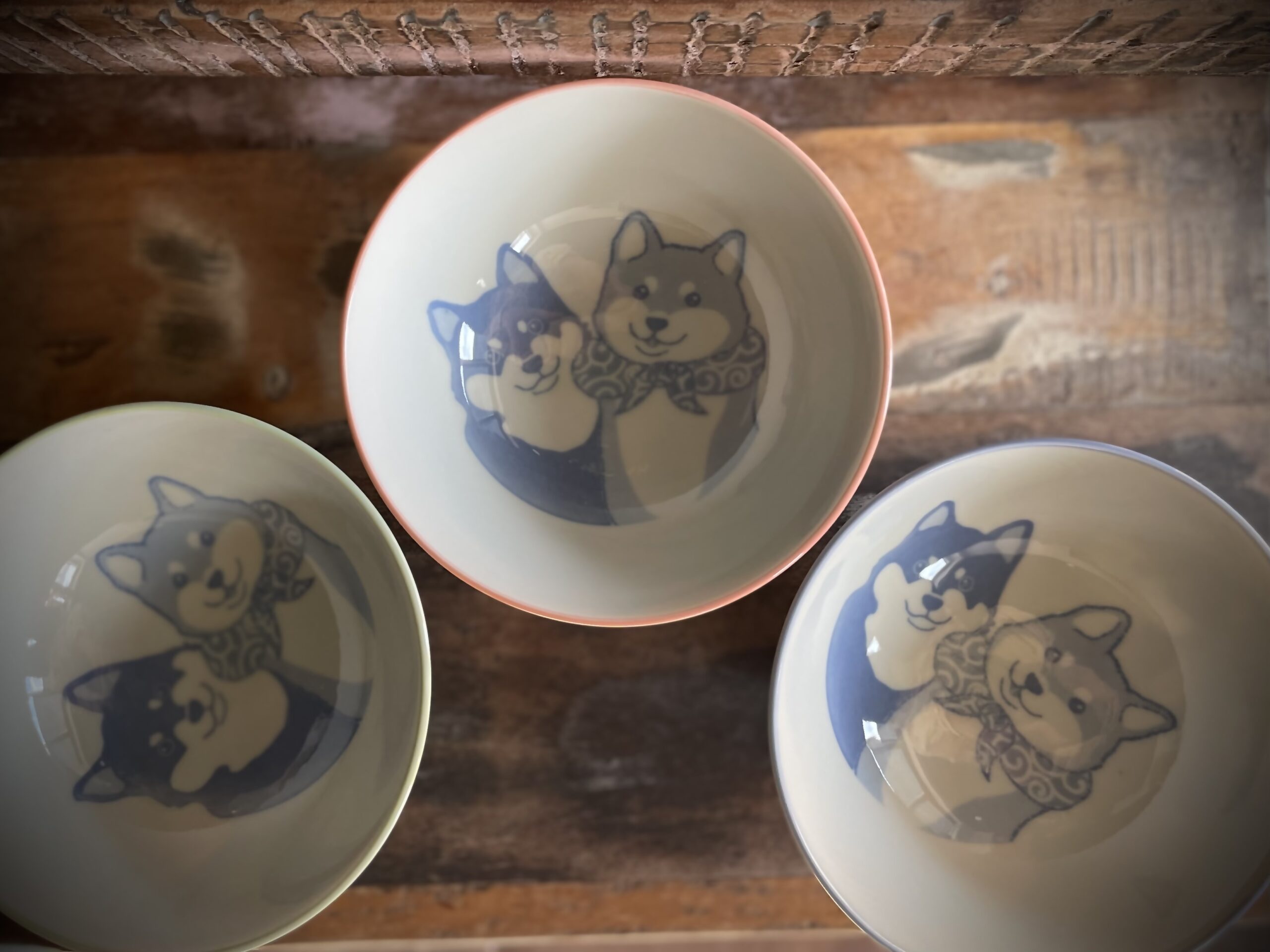 Shiba Inu bowl Blauw